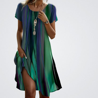 Amélie | Charmante robe fluide élégante au style classique intemporel
