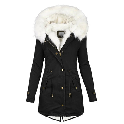 Giulia - Manteau d'hiver avec doublure en fausse fourrure